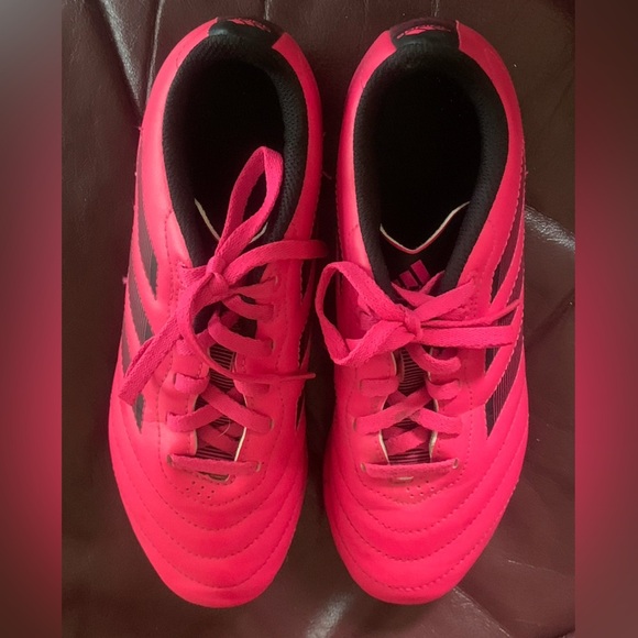 Adidas Pink Goletto VIII FG Child Lace-Up Soccer Cleats; Size 4.5 SGC - Picture 3 of 9